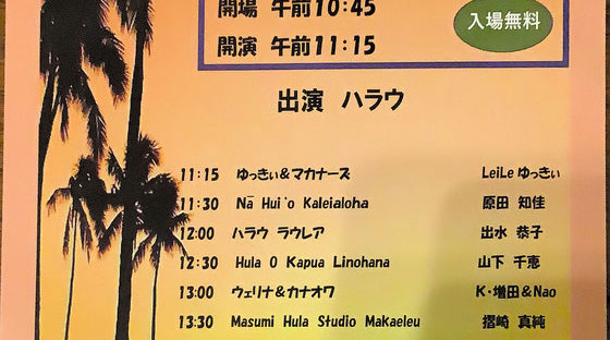 24.11/17 たかまちフラフェスタ